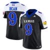 Jason Bean Jersey #9 Kansas Jayhawks Blackhawk Vapor Limited Football Alternate