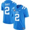 Jaxson Dart Jersey #2 Ole Miss Rebels Football Vapor Limited All Stitched Powder Blue 7 Jaxson Dart Jersey #2 Ole Miss Rebels Football Vapor Limited All Stitched Powder Blue