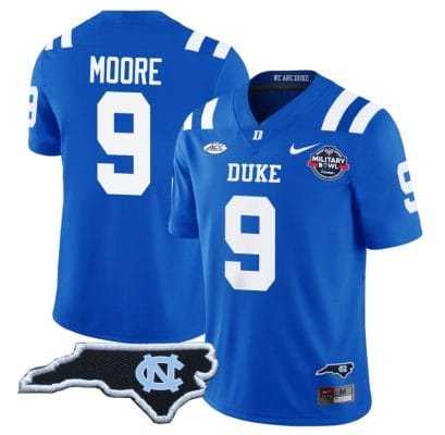 Jaquez Moore Jersey #9 Duke Blue Devils Football Limited Royal - NC State 8 Jaquez Moore Jersey #9 Duke Blue Devils Football Limited Royal - NC State