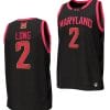 Jahari Long Jersey #2 Maryland Terrapins College NIL Replica Basketball Black