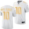 John Rhys Plumlee Jersey #10 UCF Knights Light Mode College Football White Golden