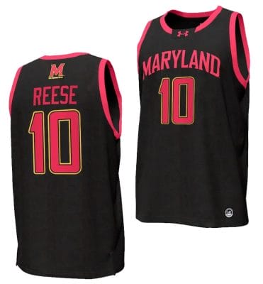 Julian Reese Jersey #10 Maryland Terrapins College NIL Replica Basketball Black 8 Julian Reese Jersey #10 Maryland Terrapins College NIL Replica Basketball Black