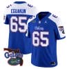 Kingsley Eguakun Jersey #65 Florida Gators Vapor Limited Florida Map College Football Royal Alternate