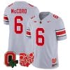 Kyle Mccord Jersey #6 Ohio State Buckeyes College Football Stitched Logo Patch Gray