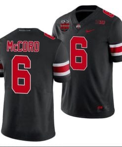 Kyle Mccord Jersey #6 Ohio State Buckeyes Ohio Stadium Patch College Football Black