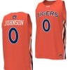 KD Johnson Jersey #0 Auburn Tigers College Basketball Replica Orange