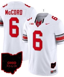 Kyle Mccord Jersey #6 Ohio State Buckeyes College Football Stitched Vapor Limited Ohio Patch White
