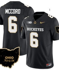 Kyle Mccord Jersey #6 Ohio State Buckeyes College Football Stitched Special Vapor Limited Black