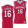 Keshad Johnson Jersey #16 Arizona Wildcats NIL College Basketball Lightweight Red
