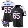 Kingsley Eguakun Jersey #65 Florida Gators Vapor Limited Florida Map College Football Black Alternate
