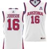 Keshad Johnson Jersey #16 Arizona Wildcats NIL College Basketball Lightweight White 5 Keshad Johnson Jersey #16 Arizona Wildcats NIL College Basketball Lightweight White