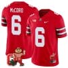 Kyle Mccord Jersey #6 Ohio State Buckeyes Mascot Patch College Football Scarlet