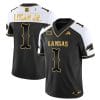 Kenny Logan Jr Jersey #1 Kansas Jayhawks Blackhawk Gold Vapor Football Alternate 5 Kenny Logan Jr Jersey #1 Kansas Jayhawks Blackhawk Gold Vapor Football Alternate