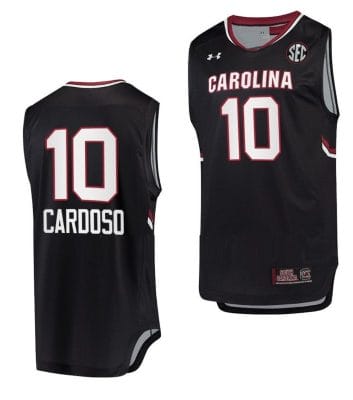 Kamilla Cardoso Jersey #10 South Carolina Gamecocks College Basketball Black