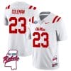 Khari Coleman Jersey #23 Ole Miss Rebels Football Ole Map All Stitched White
