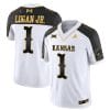 Kenny Logan Jr Jersey #1 Kansas Jayhawks Blackhawk Gold Vapor Football Inverted 4 Kenny Logan Jr Jersey #1 Kansas Jayhawks Blackhawk Gold Vapor Football Inverted
