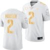 Kobe Hudson Jersey #2 UCF Knights Light Mode College Football White Golden 5 Kobe Hudson Jersey #2 UCF Knights Light Mode College Football White Golden