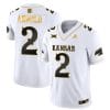 Lawrence Arnold Jersey #2 Kansas Jayhawks Blackhawk Gold Vapor Football White Gold