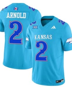 Lawrence Arnold Jersey #2 Kansas Jayhawks Blackhawk Vapor Limited Football Old KU