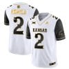 Lawrence Arnold Jersey #2 Kansas Jayhawks Blackhawk Gold Vapor Football Black Sleeves 4 Lawrence Arnold Jersey #2 Kansas Jayhawks Blackhawk Gold Vapor Football Black Sleeves