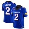 Lawrence Arnold Jersey #2 Kansas Jayhawks Blackhawk Vapor Limited Football Royal