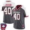 Landon Jackson Jersey #40 Arkansas Razorback Football Arkansas State Patched White Alternate 6 Landon Jackson Jersey #40 Arkansas Razorback Football Arkansas State Patched White Alternate