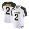 Lawrence Arnold Jersey #2 Kansas Jayhawks Blackhawk Gold Vapor Football Inverted 5 Lawrence Arnold Jersey #2 Kansas Jayhawks Blackhawk Gold Vapor Football Inverted