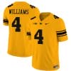 Leshon Williams Jersey #4 Iowa Hawkeyes Vapor Limited College Football Gold