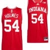 Mackenzie Holmes Jersey #54 Indiana Hoosiers College Basketball Red 2022-23 4 Mackenzie Holmes Jersey #54 Indiana Hoosiers College Basketball Red 2022-23