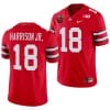 Marvin Harrison Jr Jersey #18 Ohio State Buckeyes Ohio Stadium Patch College Football Scarlet 5 Marvin Harrison Jr Jersey #18 Ohio State Buckeyes Ohio Stadium Patch College Football Scarlet