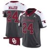 Marcus Major Jersey #24 Oklahoma Sooners Vapor Limited College Football Stitched Special Anthracite
