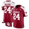 Marcus Major Jersey #24 Oklahoma Sooners Vapor Limited College Football Stitched Alternate