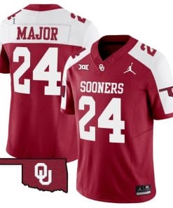 Marcus Major Jersey #24 Oklahoma Sooners Vapor Limited College Football Stitched Alternate