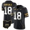 Marvin Harrison Jr Jersey #18 Ohio State Buckeyes College Football Stitched Special Vapor Limited Ohio Patch Black Limited