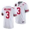 Miyan Williams Jersey #3 Ohio State Buckeyes Ohio Stadium Patch College Football White 4 Miyan Williams Jersey #3 Ohio State Buckeyes Ohio Stadium Patch College Football White