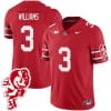 Miyan Williams Jersey #3 Ohio State Buckeyes Football 2023 Stitched Brutus Buckeye Patch Scarlet