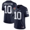 Nicholas Singleton Jersey #10 Penn State Nittany Lions Rose Patch College Football All Stitched Navy