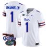 Princely Umanmielen Jersey #1 Florida Gators Vapor Limited Florida Map College Football White 5 Princely Umanmielen Jersey #1 Florida Gators Vapor Limited Florida Map College Football White