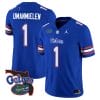 Princely Umanmielen Jersey #1 Florida Gators Vapor Limited Florida Map College Football Royal