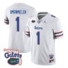 Princely Umanmielen Jersey #1 Florida Gators Vapor Limited College Football White