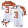 Quinn Ewers Jersey #3 Texas Longhorn Vapor Limited College Football Inverted