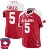 Raheim Sanders Jersey #5 Arkansas Razorback Football Arkansas Patch Red Alternate 7 Raheim Sanders Jersey #5 Arkansas Razorback Football Arkansas Patch Red Alternate