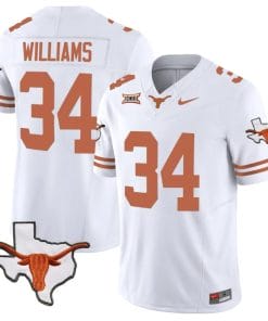 Ricky Williams Jersey #34 Texas Longhorn Vapor Limited College Football White