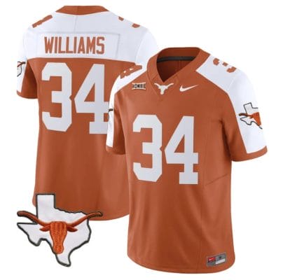Ricky Williams Jersey #34 Texas Longhorn Vapor Limited College Football Alternate 8 Ricky Williams Jersey #34 Texas Longhorn Vapor Limited College Football Alternate