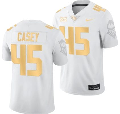 Ryker Casey Jersey #45 UCF Knights Light Mode College Football White Golden 8 Ryker Casey Jersey #45 UCF Knights Light Mode College Football White Golden