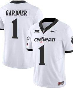 Sauce Gardner Jersey #1 Cincinnati Bearcats Vapor Limited College Football All Stitched White