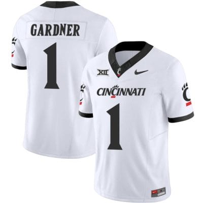 Sauce Gardner Jersey #1 Cincinnati Bearcats Vapor Limited College Football All Stitched White