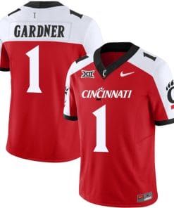 Sauce Gardner Jersey #1 Cincinnati Bearcats Vapor Limited College Football All Stitched Red Alternate