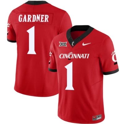 Sauce Gardner Jersey #1 Cincinnati Bearcats Vapor Limited College Football All Stitched Red
