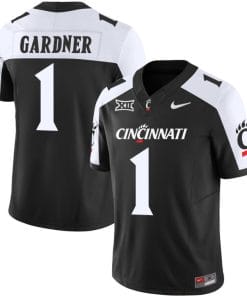 Sauce Gardner Jersey #1 Cincinnati Bearcats Vapor Limited College Football All Stitched Black Alternate